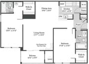 2BR/2BA