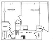 1BR/1BA