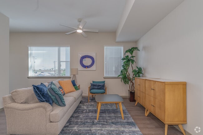 C2 - 3BR, 2BA - 1,098SF - Living Room - Phoenix Scholar House