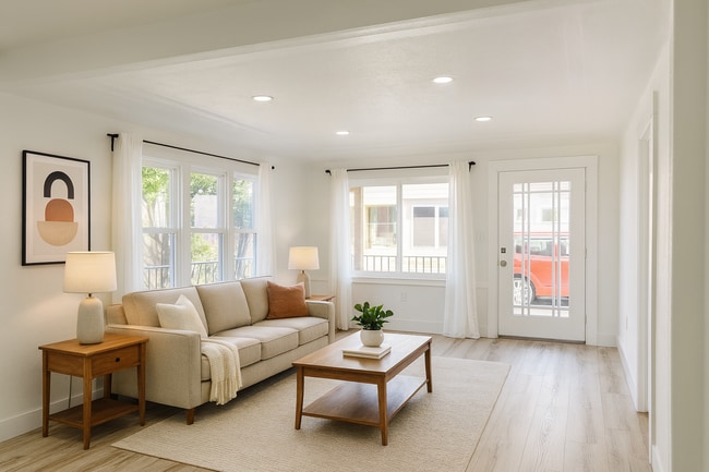 Living Room (virtually staged) - 467 42nd St Rental