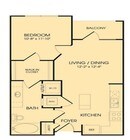 1BR/1BA