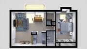 One bedroom