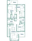 3HAB/2BA segundo piso
