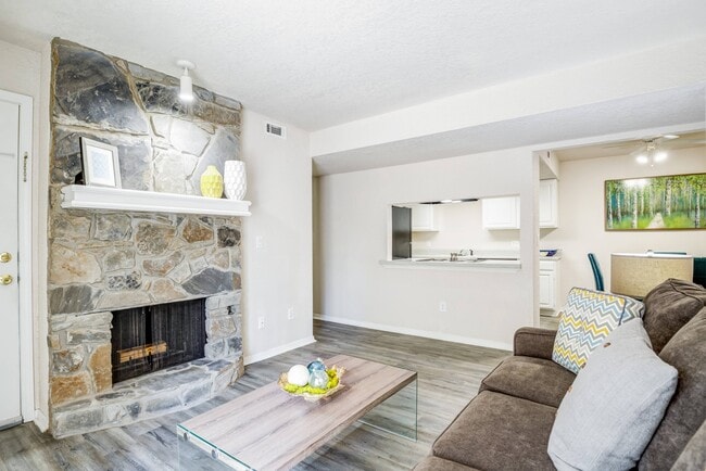 Living Room with Fireplace