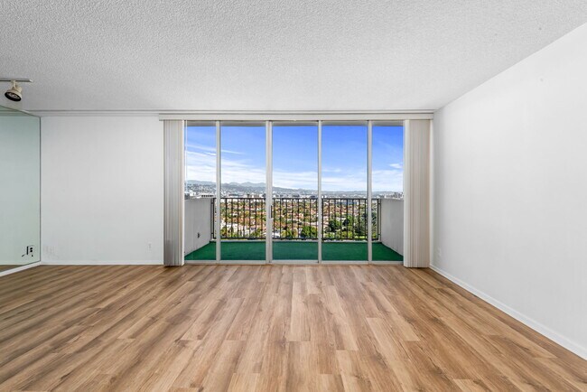living room - 2160 Century Park E Unit Century City with views