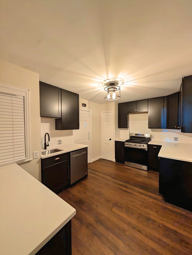 Cocina reformada con armarios nuevos, encimeras de cuarzo y electrodomésticos nuevos. - 2734 N Avondale Blvd