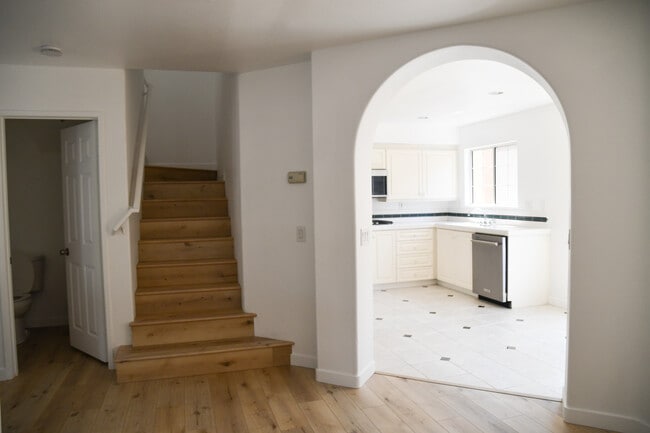 Kitchen and Stairway
