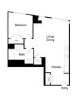 Serenity - A15 - 1 Beds - 1 Baths - 713 Sq. ft.