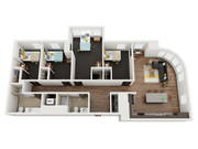 4 Bedroom 2 Bathroom C