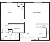 1BR/1BA