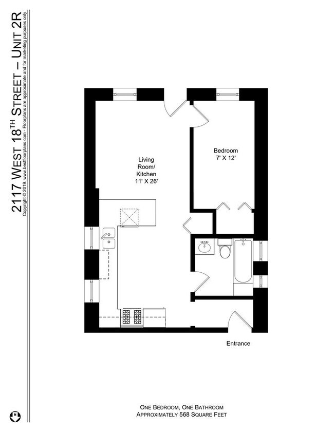 Photo - 2117 W 18th St Unit 2R