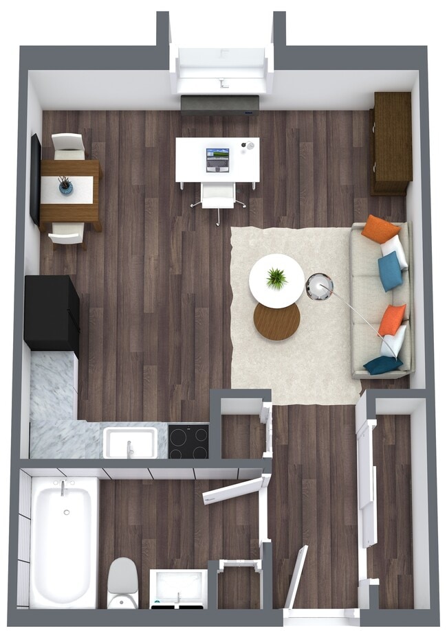 Rose floorplan - Harter House