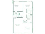 2BR/1BA