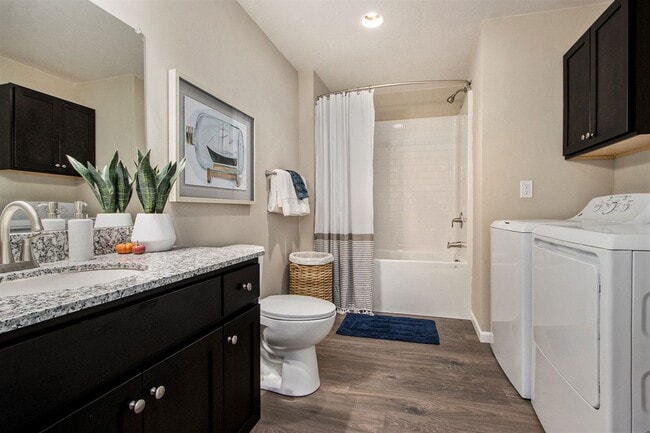 Second Bathroom and Full-Sized Laundry Hookups