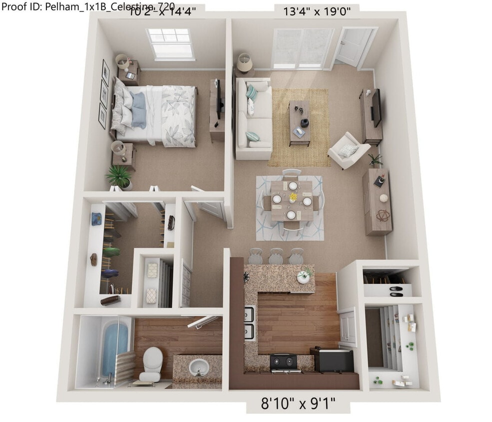 Floor Plan - Celestine (Renovated)
