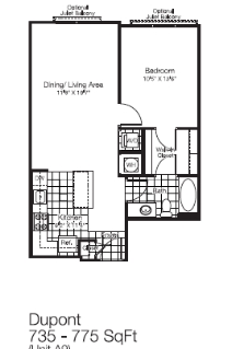 1BR/1BA - 1 Bedroom 1 Bath - A17 Affordable 80%