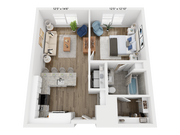 A3 floor plan Rivette Tower