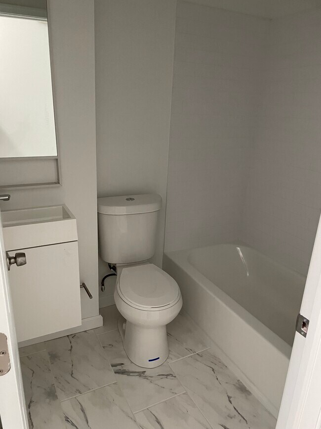 Bathroom with tub /shower combo