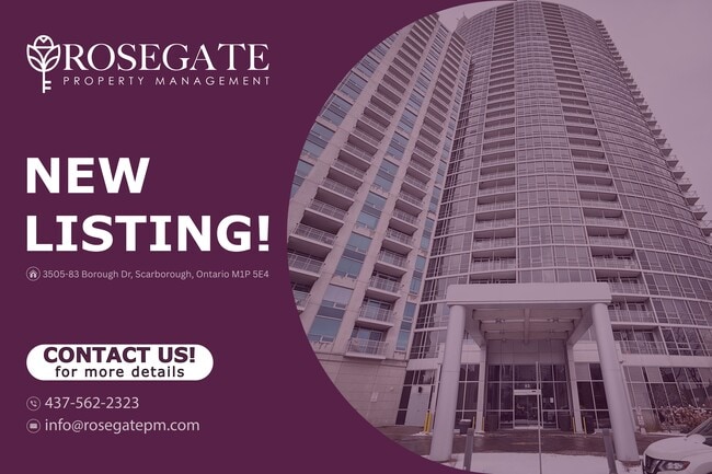 Building Photo - Stunning Corner-Unit 2 Bedroom Condo with Private Balcony & Parking in Scarborough Unit 3505