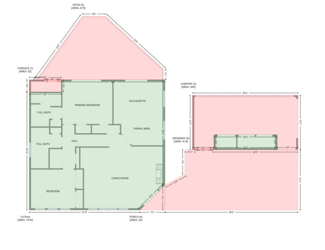 Photo - Beautiful 2 Bedroom / 2 Bath Bungalow Next to Hidden Valley Golf Club with Large Private Patio, N...