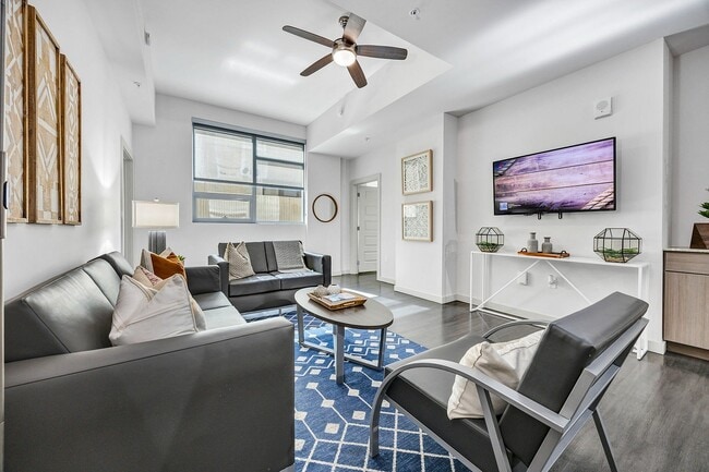 Model-Living Room - Aspire Tucson: Off-Campus Student Housing