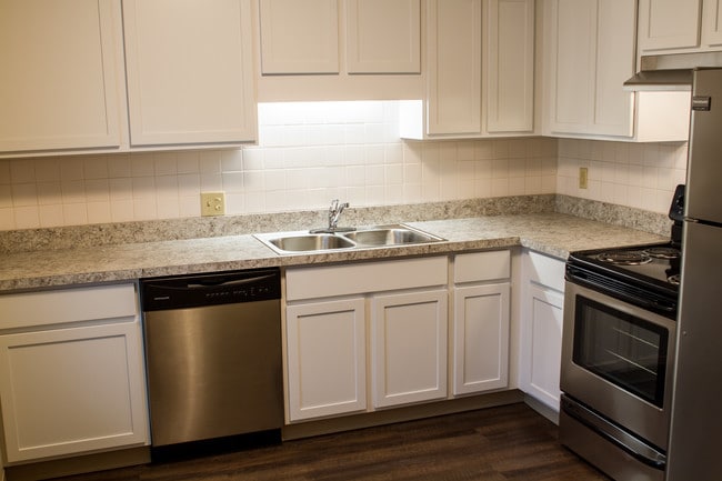 New Kitchen with bright cabinets
