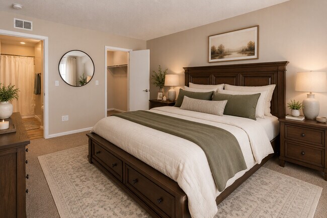 2 bed master