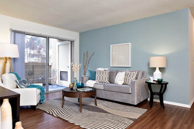 Two Bedroom Living Room - eaves Foster City