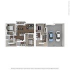 Three bedroom apartment in Charlotte, North Carolina.