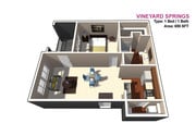 1 HABITACIÓN / 1 BAÑO