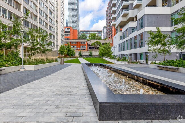 Courtyard - Dunfield and Holly Towers