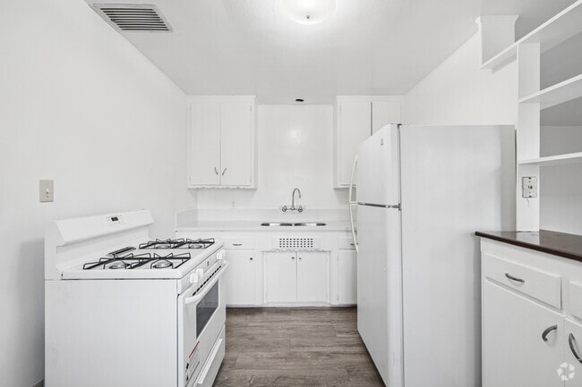 1 dormitorio, 1 baño - 690 pies cuadrados - Cocina