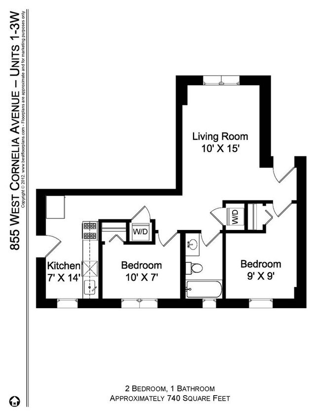 Photo - 855 W Cornelia Ave Unit 2W