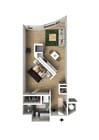 Jr. 1 Bedroom Type B