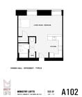 A102 Studio Floor Plan