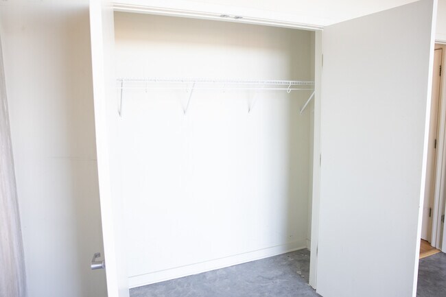 Large closets in both bedrooms - 555 Berrien St Unit N