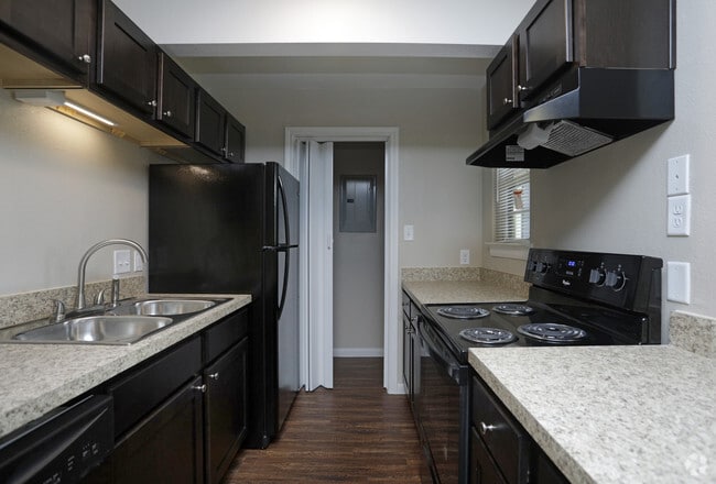 One Bedroom Kitchen - Crosby Square Apartments