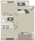 Dos habitaciones A