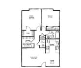 2BR/1BA