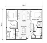 Sunflower floor plan The Jameson at Kincora