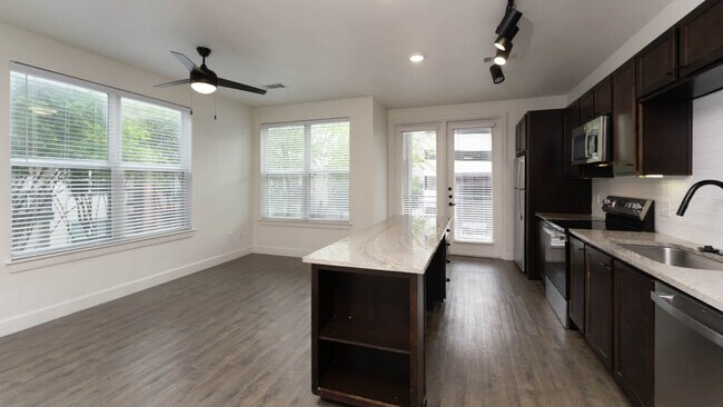 Living Room with Hard Surface Flooring
