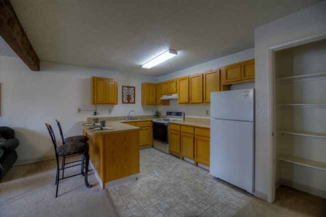 1 habitación, 1 baño, cocina - Mountain View Villa Apartments