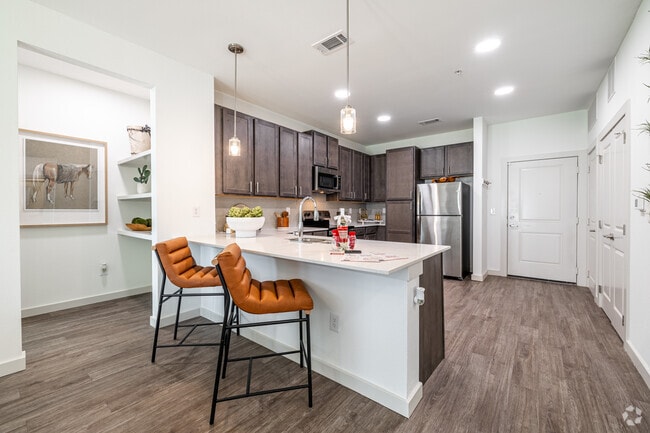 2BR, 2BA - 1,197SF - Kitchen - Haven Apartments