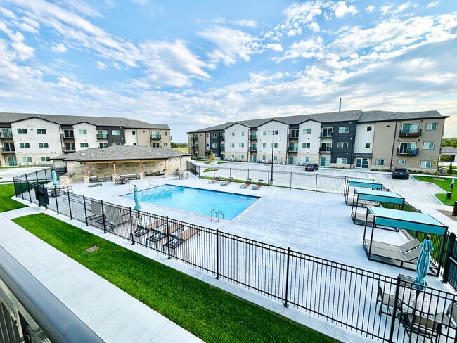Overlooking our courtyard amenities