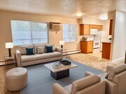Explore this bright and welcoming open-concept space, perfect for modern living.