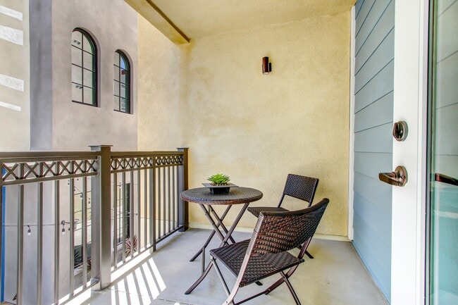 Private balcony