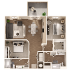 1B2 floor plan The Leo LoSo