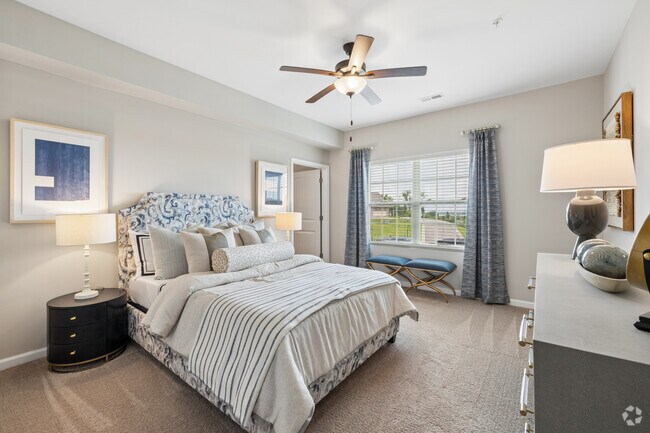 Marina 2BR, 2BA - 1,160SF - Primary Bedroom - Carroll at Cane Ridge