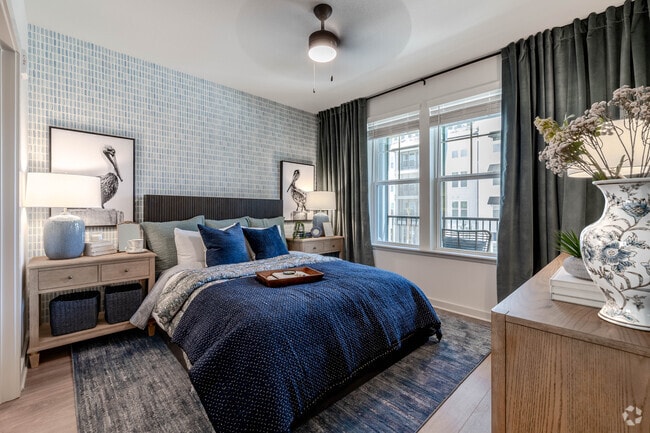 B1-Alt 1 - 2BR, 2BA - 1,096SF - Primary Bedroom