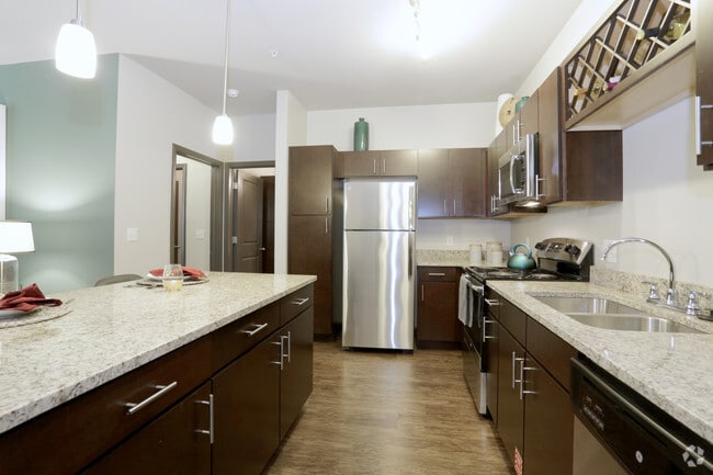 2BR Grand Courtyard - Kitchen - Springs At South Elgin